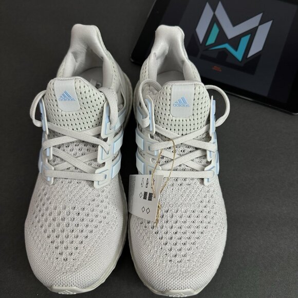 Adidas UltraBoost 1.0 (JH9211) "Grey/White/Blue" Women's Sizes - Picture 6 of 12
